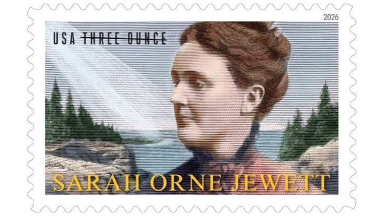 Uprostred zrušenia reprodukčných práv nová známka USPS vyznamenáva Sarah Orne Jewett, ktorá si predstavovala životy žien aj mimo manželstva